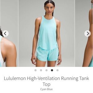 Lululemon high-vent running tank